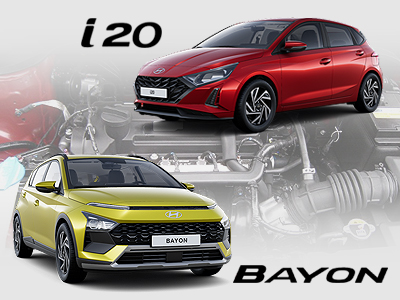 Hyundai i20 a Bayon - poslední skladové vozy se spolehlivým čtyřválcovým motorem